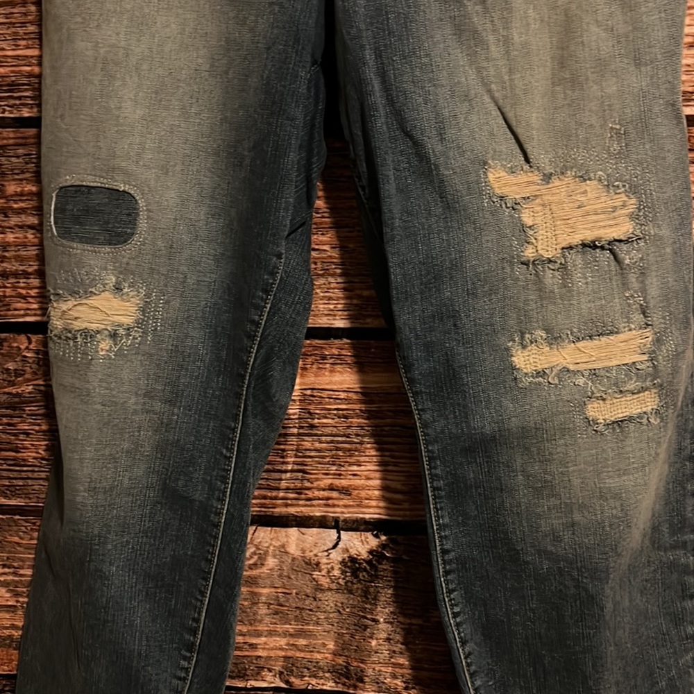 Torrid Ankle Skinny Jeans Distressed Hem - Picture 7 of 10